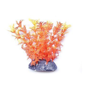 Искусственное растение для аквариума "Aquatic Plants" "Ambulia" оранжевое 10 см.,арт.,(1081D) 1081D фото