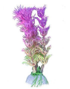Искусственное растение для аквариума "Aquatic Plant" фиолетовое 10 см.,арт.,(1B07) 608178(1b07) фото
