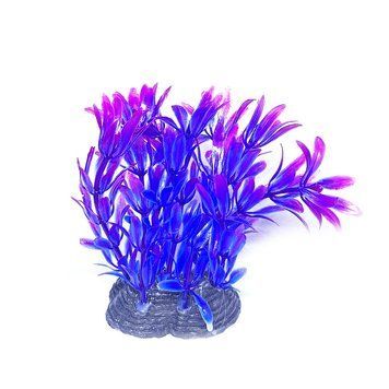Штучна рослина для акваріума "Aquatic Plants" "Hygrophila" синьо-фіолетова 10 см.,арт.,(10138B) 10138B фото