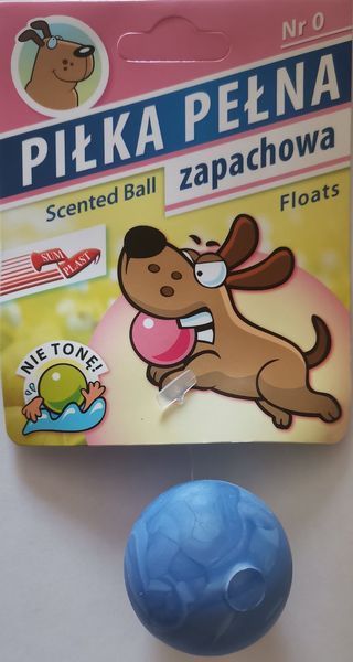 "Sum-Plast" - Мяч, игрушка для собаки с ароматом ванили №0,диам.(3,5см.)арт.,(013717) 013717 фото