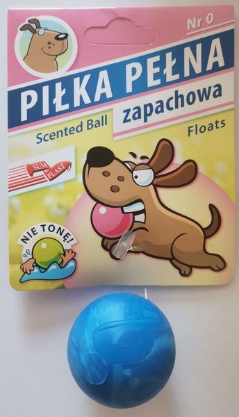"Sum-Plast" - Мяч, игрушка для собаки с ароматом ванили №0,диам.(3,5см.)арт.,(013717) 013717 фото