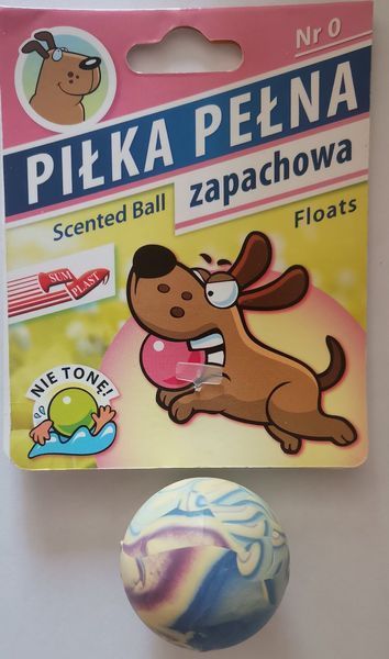 "Sum-Plast" - Мяч, игрушка для собаки с ароматом ванили №0,диам.(3,5см.)арт.,(013717) 013717 фото