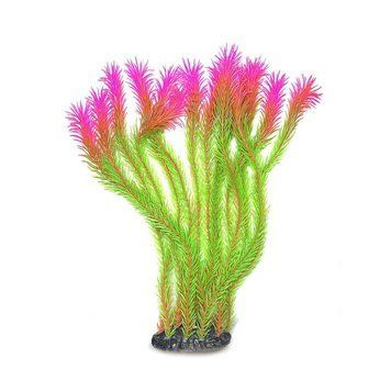 Искусственное растение для аквариума"Aquatic plants","Foxtail" 40см.,зелено-розовое,арт.,(076J)(FA) 076J(FA) фото