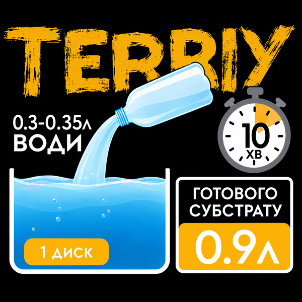 Кокосовий субстрат 10 * 0,9 л для тераріуму для равликів Ахатин, рептилій, амфібій, павуків, змій ТМ TerriX, арт.,(212612) 000020307 фото