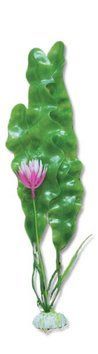Искусственное растение для аквариума "Happet" "Aquatic Plant" (40см)зеленое с цветком,арт.,(4B57) 609083(4b57) фото