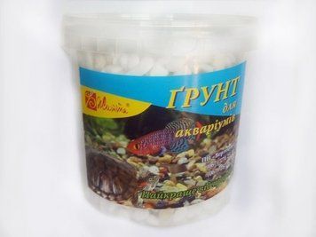 Грунт "Зернятко" д/акв. белый 8-10 мм. 1,5 кг.,арт.,(ЗРН-9) ЗРН-9 (580626) фото