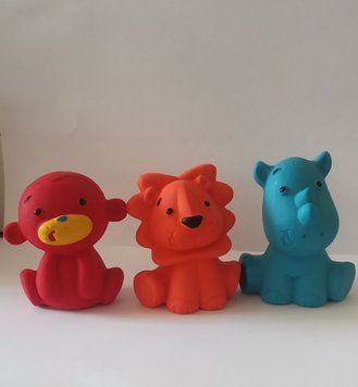 Игрушка для собак,зверята с пищалкой(латекс),размер(7,5*5,5см.)арт.,(PH-024)  РН-024(810532) фото