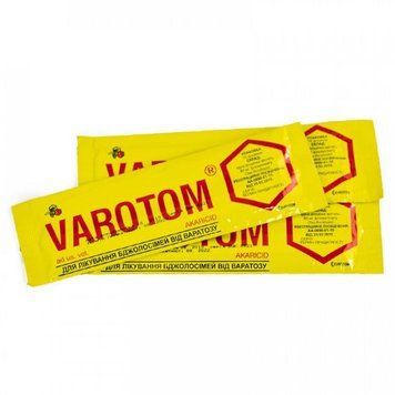 Варотом 10 пластин для пчёл от варроатоза, против клеща Varroa destructor (арт. 144016) 000023632 фото