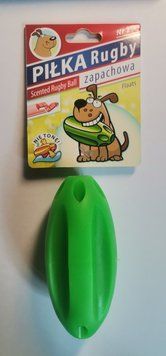 "Sum Plast" іграшка для собак регбі-м'яч  №2,розмір(11см.),діам.,(4см.)арт.,(370423) 370423 фото