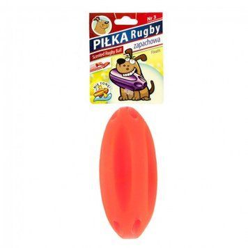 "Sum Plast" іграшка для собак регбі-м'яч  №3,розмір(14см.),діам.,(6см.)арт.,(370430) 370430 фото