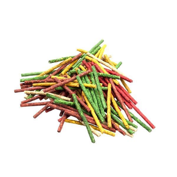 Палочки MIX (кабанос цветной) прес. 12.5см, 100 шт/уп. "Happ Snack".,арт(PB52) РВ52(801098(636041(16532) фото