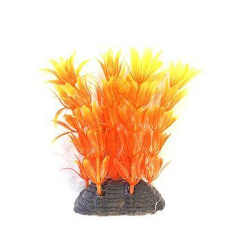 Искусственное растение для аквариума "Aquatic Plants" "Hygrophila" оранжевое 10 см.,арт.,(10120D) 10120D фото
