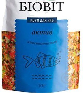 Пласт. корм д/рыб "БиоВит" Актив 10г.,арт.,(005101) 240464/005101 фото