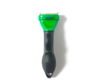 Фурмінатор з кнопкою для собак S, лезо 4,5 см, арт.,(401084SHORT) 401084SHORT(1093LONG) фото