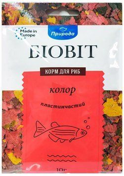 Пласт. корм д/рыб "БиоВит" Колор 10г.,арт.,(005088) 240462/005088 фото