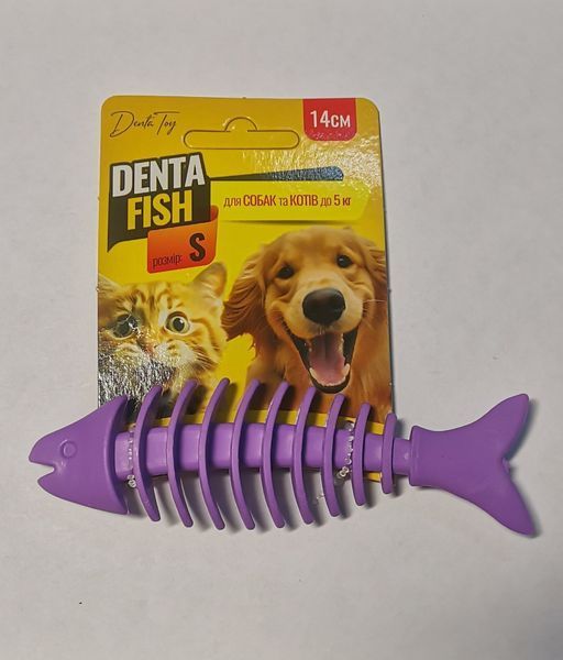 Игрушка-грызак(Рыбка "Denta Fish" 14см.),арт.,(826469) 4820098826469 фото
