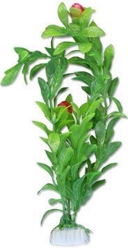 Искусственное растение для аквариума "Happet"  "Aquatic Plant" зеленое с цветком 20 см.,арт.,(2B51) 609021(2b51) фото