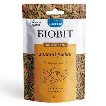 Корм Природа Биовит &laquo;Золотые рыбки&raquo; 10гр.,арт.,(005132) 240467/005132 фото