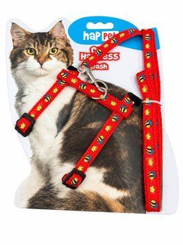 Шлея для котів HapPet червона, арт.,(642356) 000019104 фото