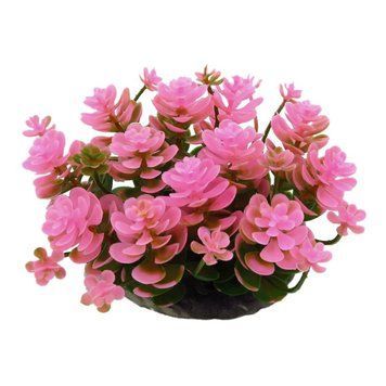 Искусственное растение для аквариума Aquatic Plants 10х10х8 (см) розовое.,арт.,(8082j) 8082J фото
