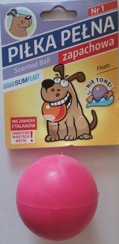 "Sum-Plast" - М'яч, іграшка для собаки з ароматом ванілі №1,діам.(5см.)арт.,(013724) 013724 фото