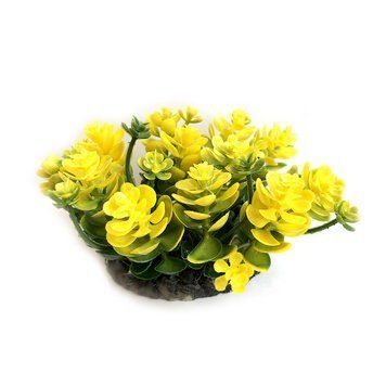 Штучна рослина для акваріума "Aquatic Plants" 10х10х8 (см) жовто-зелене,арт.,(8082D) 8082D фото