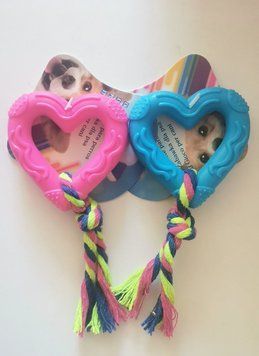 Іграшка для собак у вигляді серця з бавовняним канатом, діам.(7см.)арт.,(032631) 032631(HRSH2631) фото