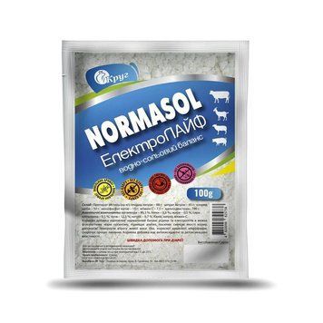 Минеральная добавка "Нормасол Электролайф" для с/х животных, 100 г 4820098825738 фото