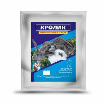 Премікс Кролик Євро для кролів і нутрій 1 кг.,арт.,(ф0376) 4820098824823 фото